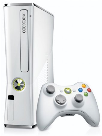 Игровая консоль Microsoft Xbox 360 slim 4 Gb White (прошитая)